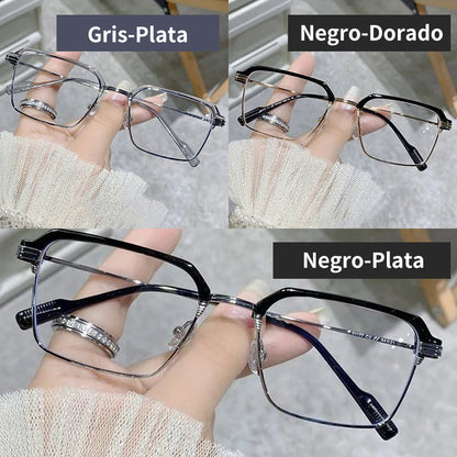 [Fotocromáticas para uso diurno y nocturno] Gafas de lectura anti luz azul