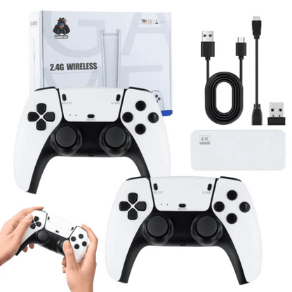 🔥Envío gratuito -Black & White Classic Home Retro Dual Game Sticks - Revive la Era Arcade