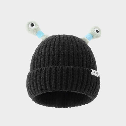 🔥 Venta del viernes negro 50% de descuento 🤖 Invierno Parent-Child lindo sombrero de tejido monstruo brillante