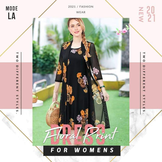 Vestido estampado floral para mujer ( Lote de 2 piezas ) - Comprar 2 juegos envío gratuito