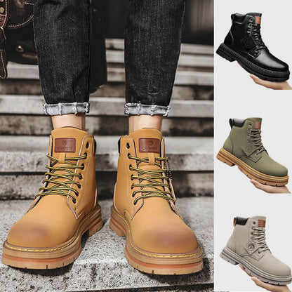 [regalo perfecto] Botas de motocicleta clásicas vintage para hombre